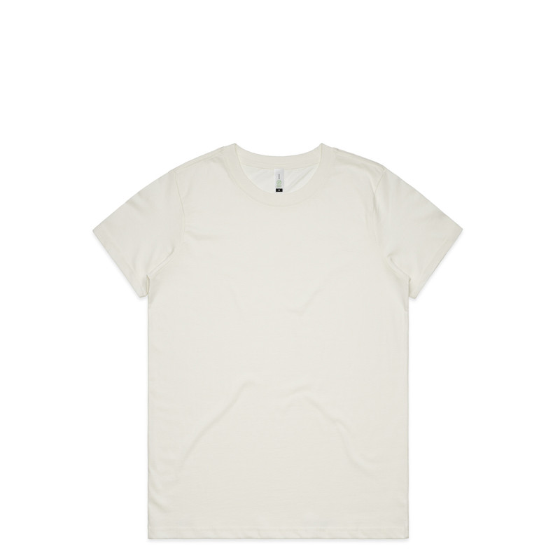 Women's Maple Organic Tee in Natural
