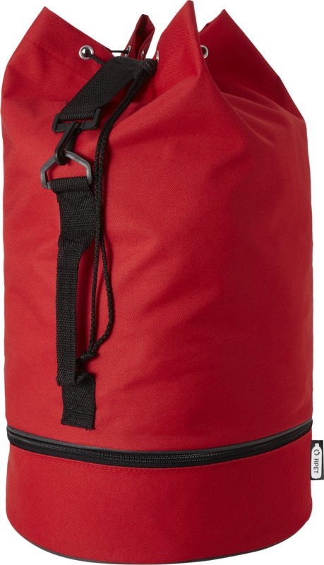Retrend RPET sailor duffel bag 35L in Red