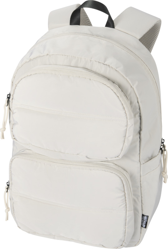 Puffer 15.6" GRS recycled laptop backpack 18L in Sandstone